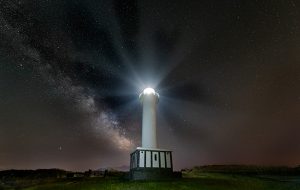 Vía Láctea faro de Lluces, Asturias
