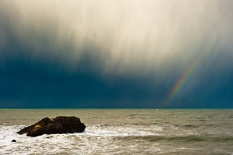 Luz de tormenta. Mar Cantábrico